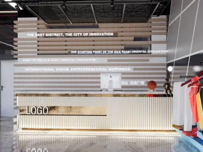 Basketball store Sporting Goods Shop 3D model