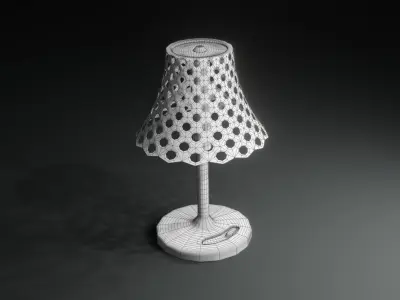 Bed Lamp 3D model