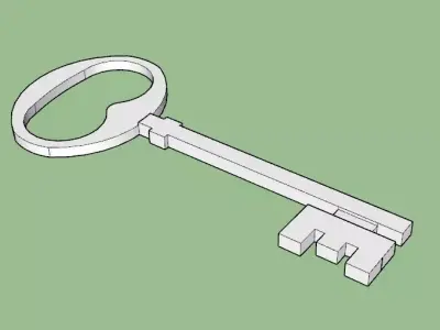 Key Type 1 Printable 3D Print Model  3D print model