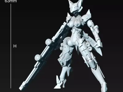 SA-24 Sekhmet 3D print model