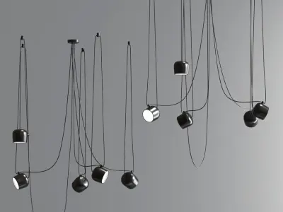 Modern Ceiling Light Suspension Pendant 3D model