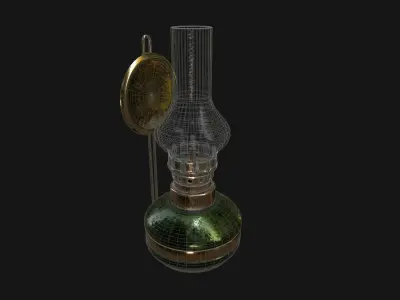 Oil Lamp 3D model