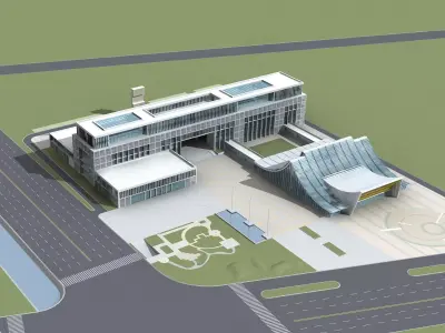 Office Building 3D model 451