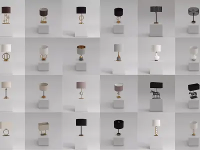 ALTINCI CADDE Table Lamp GROUP 3D model