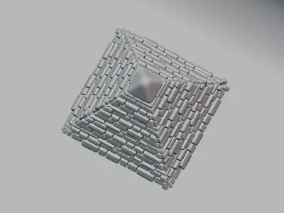 Pyramid Low-poly 3D model