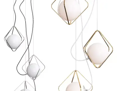 Italux Canto PEN-5696-3-BKCR 3D model