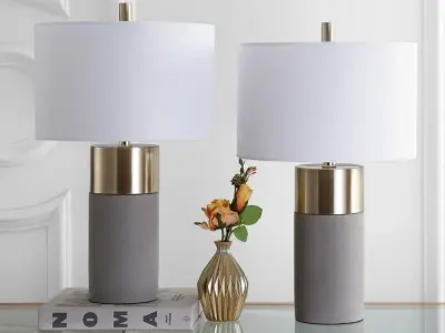 Danae Table Lamp Set 3D model