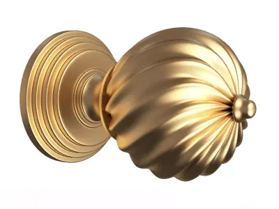 Door Knob 01 Low-poly 3D model