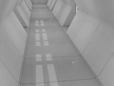 Sci Fi Corridor 3D model