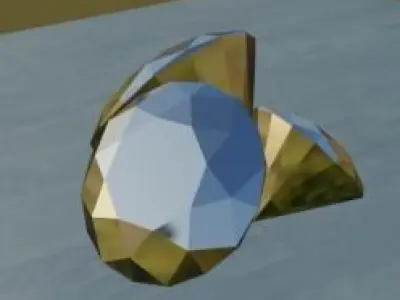 3 diamond shapes 3D print model