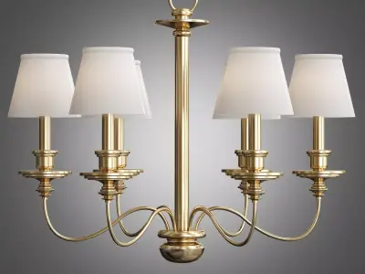 Visual Comfort Chandelier 3D model purchase