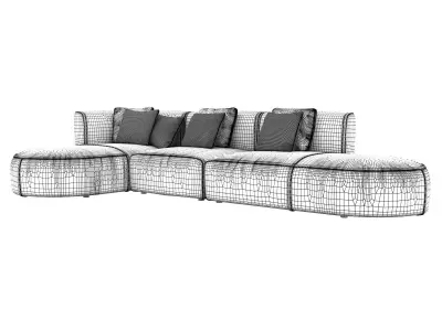 553 Bowy 50 10 Modular Sofa 3D model