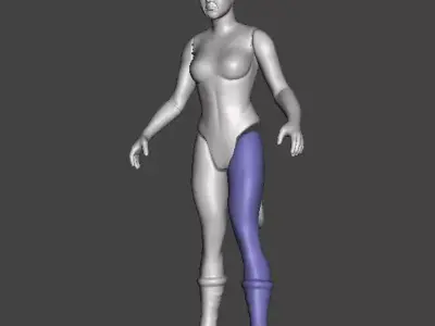 STL File 3D Super Powers Cat Woman 3D print model 3D print model