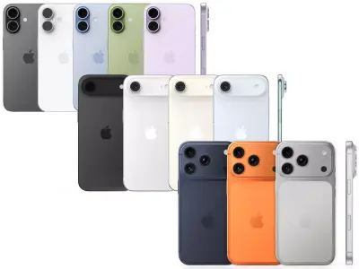 Apple iPhone 17 Collection 2025 3D model