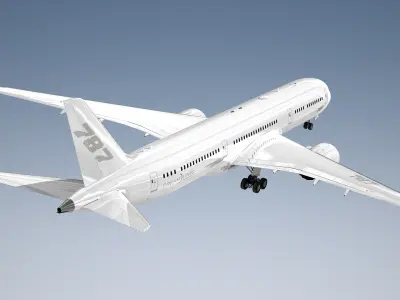 Boeing 787-9 Dreamliner Generic White 