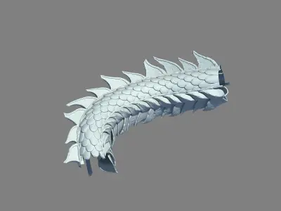 Rocking Mountain - Stone - Long body 01 3D model