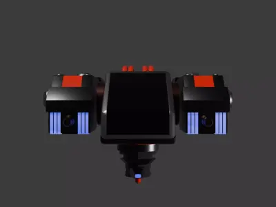 Wasp Mining Spaceship 3D model
