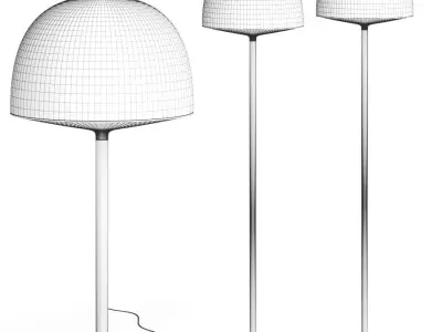 FontanaArte Cheshire Floor Lamps 3D model