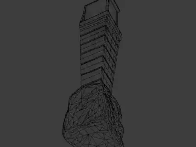 Monoposto Exterior Light 3D model