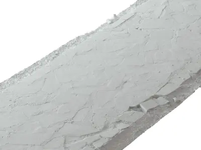 Cobblestone Rock Road Scan 3D model