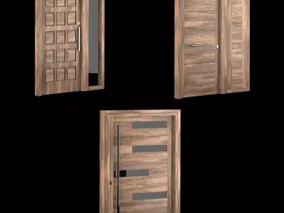 Exterior Large Doors 3D model order