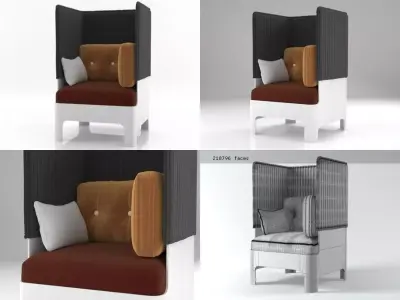 Koja high 3D model
