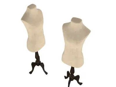 Mannequin Female 2 Low-poly 3D model