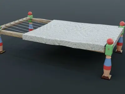 Desi BED Low-poly 3D model