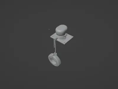 Mooring light bulb 3D print model