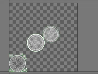 Alabaster Flush Mount 3D model