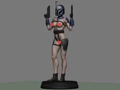 Bo-Katan Kryze NSFW 3D print model