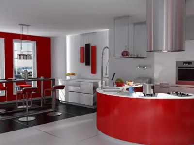 Archinteriors 01 for Maya - interiors scenes 3D model