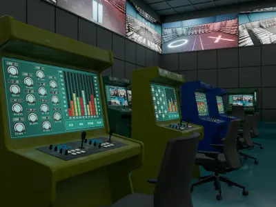 Squid Game Master Control Room 3D model