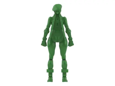 Cammy - Street Fighter - ARTICULATED ACTION FIGURE 150mm 3D print model