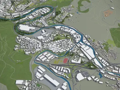 Bilbao  Low-poly 3D model