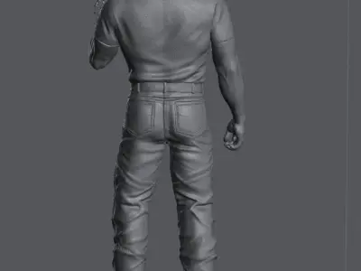terminator 2 Arnold Schwarzenegger 3D print model