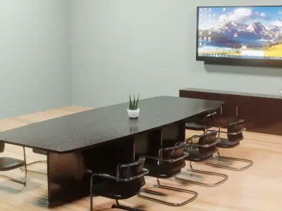 Conference hall - Low-poly 3D model