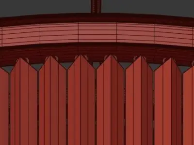 Rhys Clear Glass 3D model