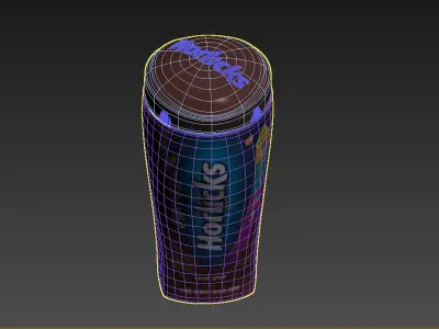 Horlicks Jar 450gm Low-poly 3D model