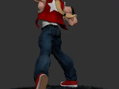 Terry character from street fighter 3D print model