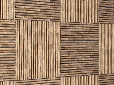 Decor of bamboo collection 3D model
