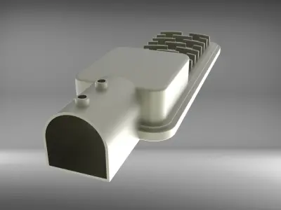 LED STREET LIGHT COVER 3D model