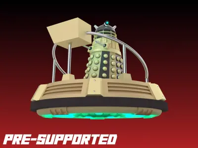 05 D-A-L-E-K Hoverbout - 32MM Miniature - 3D print model