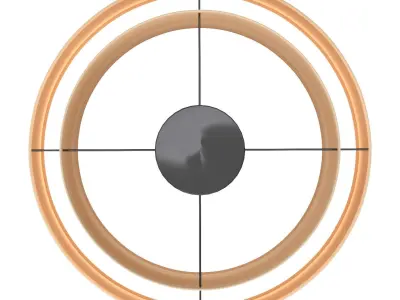 RH Echelon Pendant 30in 3D model