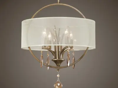 Chapital Light Single Drum Pendant 3D model