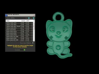 Kids Pendant - 6 3D print model