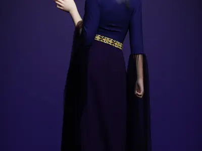 Emma - Female Rigged Character 3D model