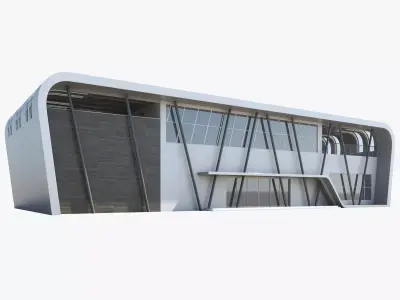 Modern Building  3D model