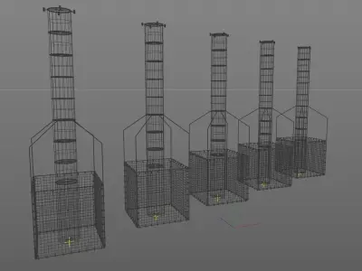 Music Festival Banner 3D model