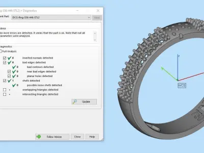 Jewelry ring 446 3D print model